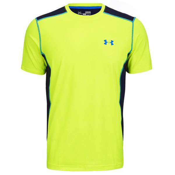 Under Armour Men's Raid Short Sleeve Training T-Shirt - High-Vis Yellow 