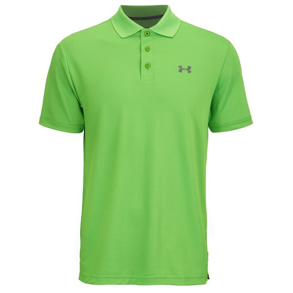 Under Armour Men's Ua Performance Polo Shirt Academy Green Energy