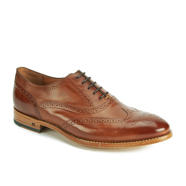 Paul Smith Shoes Men's Christo Leather Brogues - Tan - Free UK Delivery ...