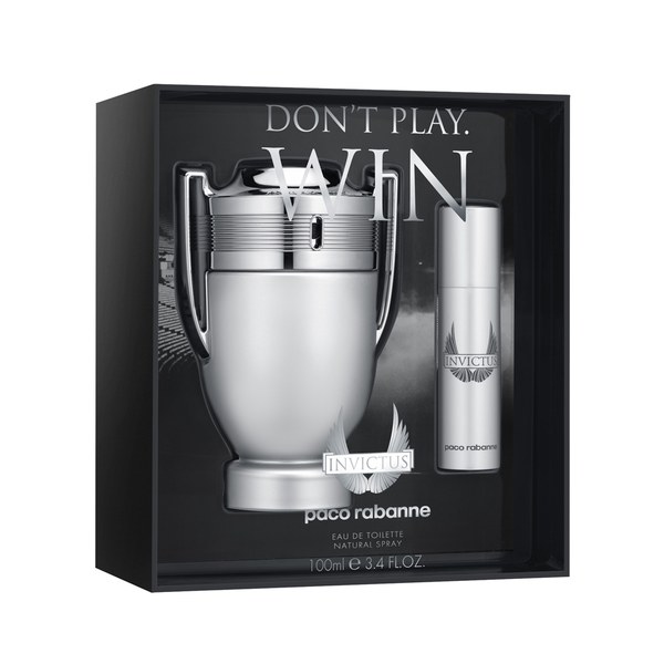 Paco Rabanne Invictus Collector Set Edt 100ml And Travel Spray
