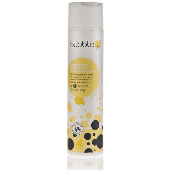 Bubble T Bath and Body Body Lotion in Lemongrass and Green Tea Free