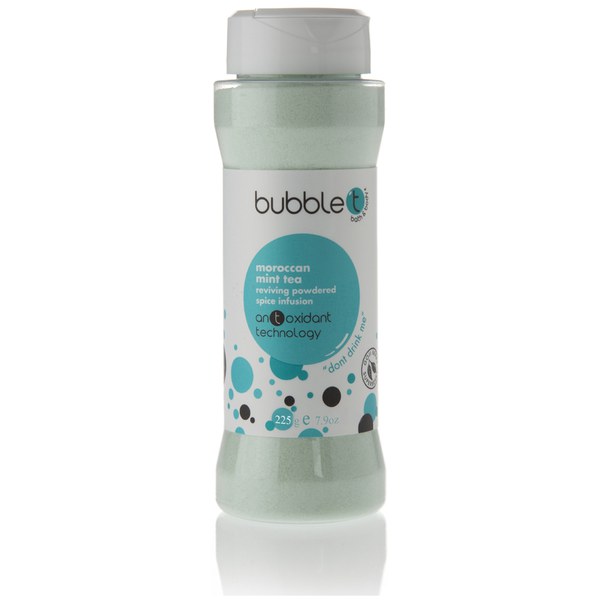 Bubble T Bath and Body Bath Powder in Moroccan Mint Tea (225g) Free