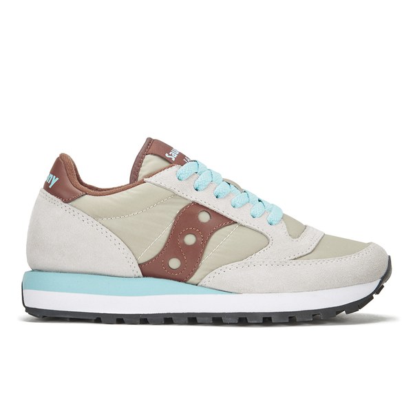 Saucony Women's Jazz Original Trainers - Light Tan/Brown - Free UK ...