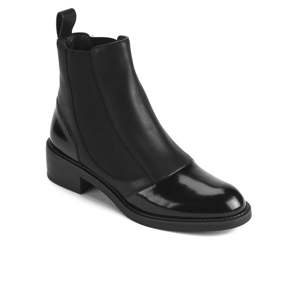 ladies navy chelsea boots