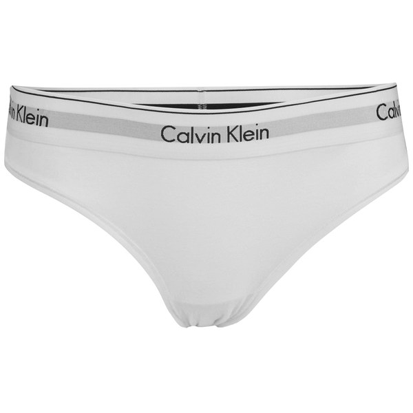 Calvin Klein Women's Modern Cotton Bikini Briefs - White