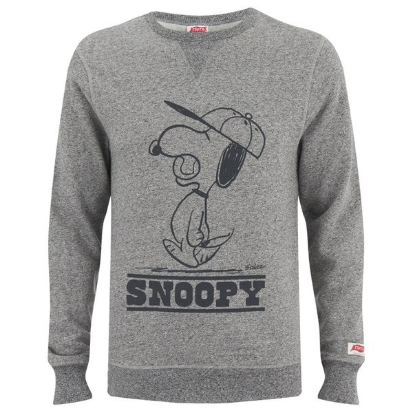 TSPTR Men's Baseball Snoopy Sweatshirt Grey Free UK Delivery over £50