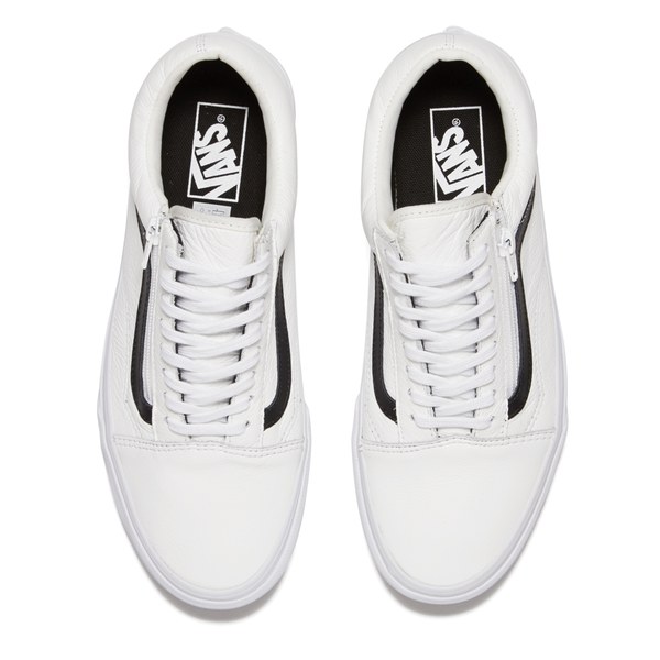 mens white leather old skool vans