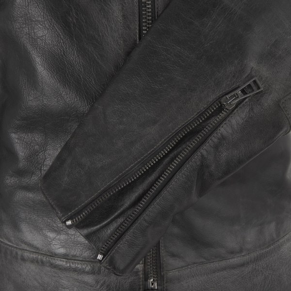 Beckham for Belstaff Men's Stannard Leather Blouson Jacket - Black ...