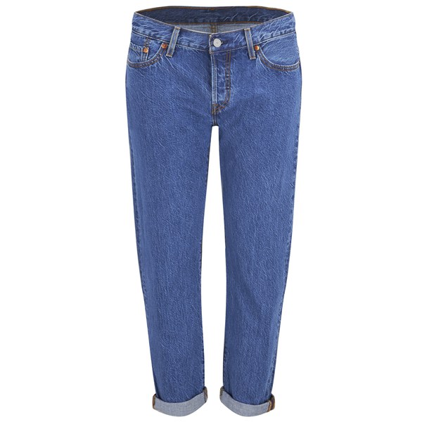 Levi's Women's 501 Mid Waist Tapered Jeans - Surf Shack - Free UK ...