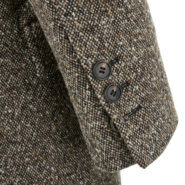 Vivienne Westwood MAN Men's Donegal Tweed Asymmetric Coat - Brown ...