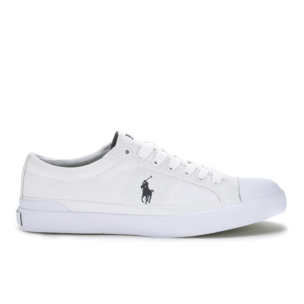 Polo Ralph Lauren Men's Churston-Ne Canvas Trainers - Pure White - Free ...