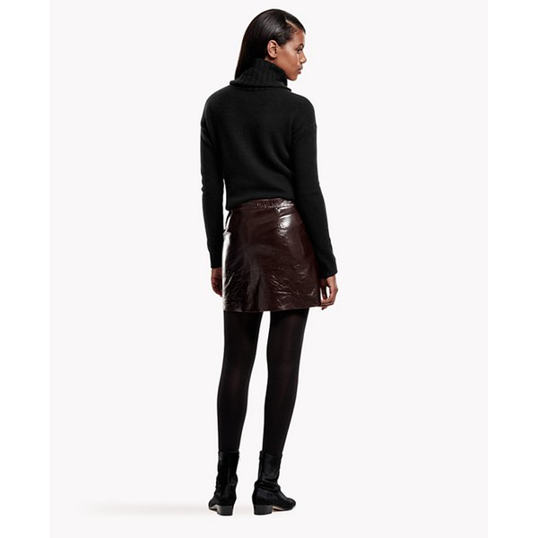 Theory Womens Berdin Skirt - Dark Cassis - Free UK Delivery over £50