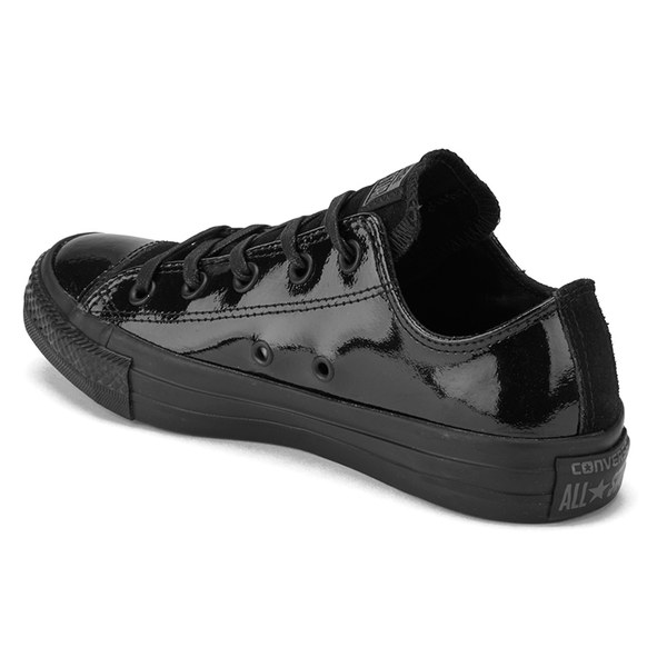 all black patent leather converse