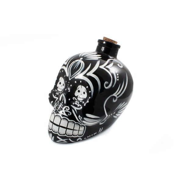 skeleton tequila decanter