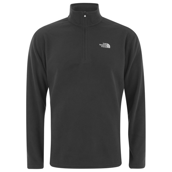 The North Face Men's 100 Glacier Quarter Zip Micro Fleece TNF Black