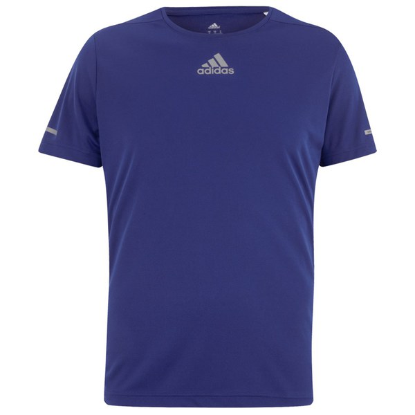 adidas Men's Sequencials Running T-Shirt - Purple | ProBikeKit UK