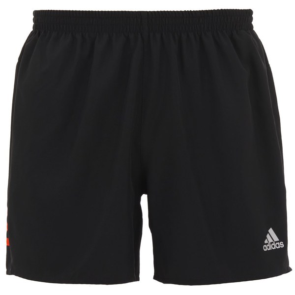 adidas Men's Response 5 Inch Running Shorts - Black/Orange | ProBikeKit.com