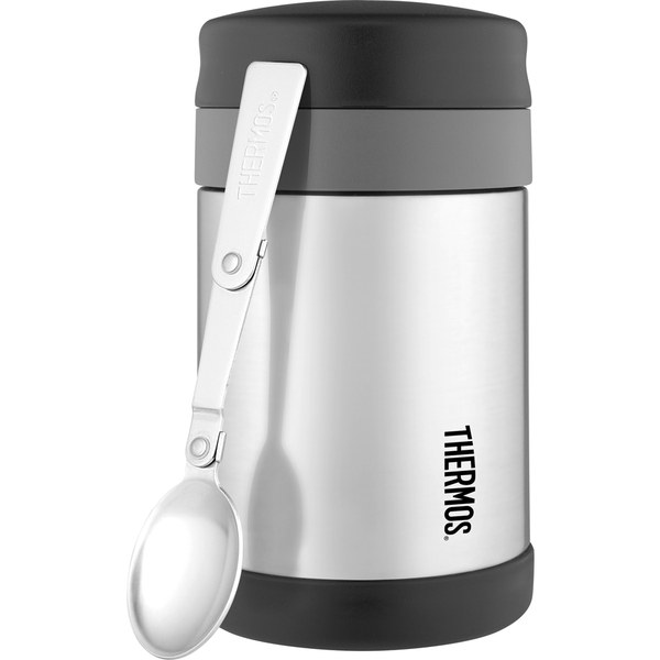 Thermos Food Flask with Folding Spoon (470ml) IWOOT
