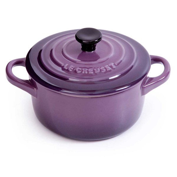 Le Creuset Stoneware 14cm Casserole Dish Cassis (0.65L) Homeware