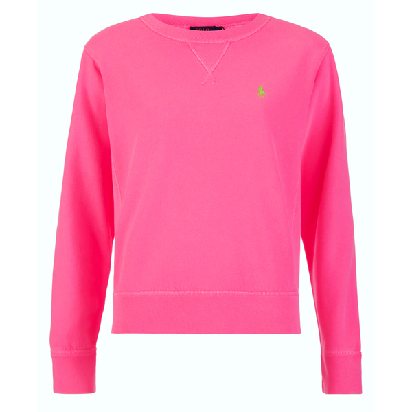 Polo Ralph Lauren Women's Logo Sweatshirt - Fuchsia - Free UK Delivery over Â£50