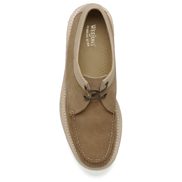 Bass Weejuns Men's Crepe Tie Reverso Suede Moccasins - Earth - Free UK ...