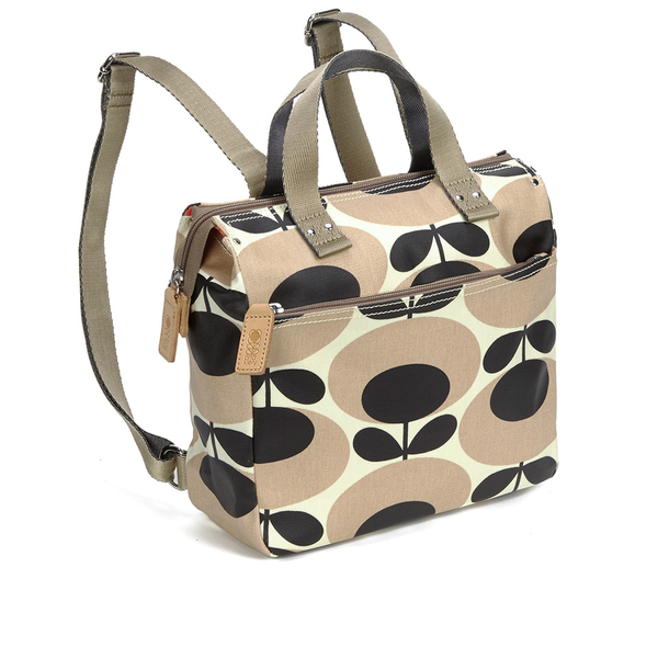 Orla Kiely Women's Stem Small Backpack Nude Free UK Delivery over £50