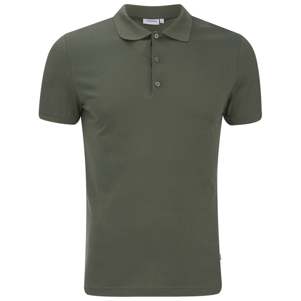 J.Lindeberg Men's Short Sleeve Polo Shirt - Military Green - Free UK ...