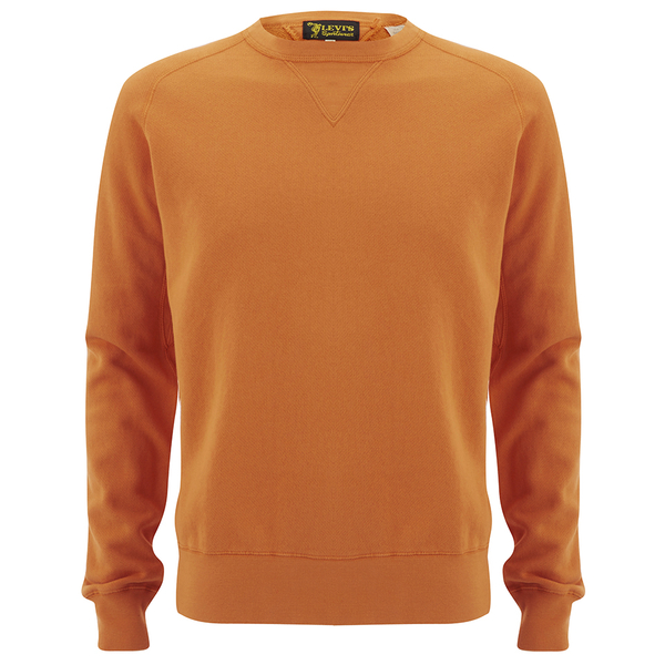 Levi's Vintage Men's 1950s Crew Sweatshirt - Clementine - Free UK ...