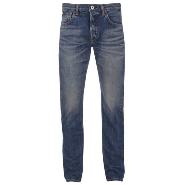 Edwin Men's Classic Regular Tapered Rainbow Selvage Jeans - Mid Dark ...