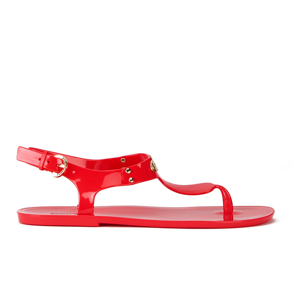 MICHAEL MICHAEL KORS Women's MK Plate Jelly Sandals - Coral Reef - Free ...