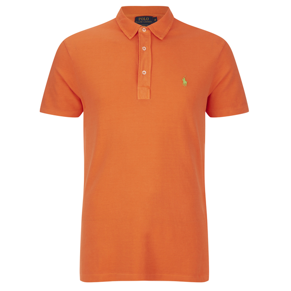 Polo Ralph Lauren Men's Polo Shirt - Resort Orange - Free UK Delivery ...