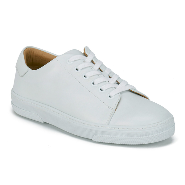 A.P.C. Women's Steffi Leather Tennis Shoes - White - Free UK Delivery ...