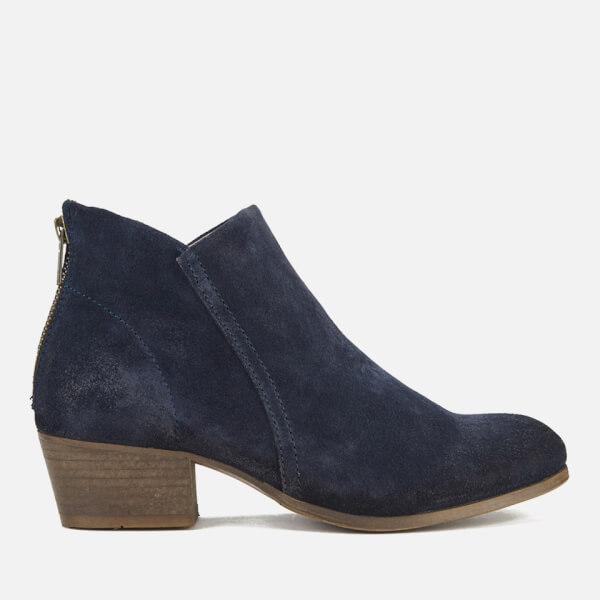 Hudson London Women's Apisi Suede Heeled Ankle Boots - Navy - Free UK ...