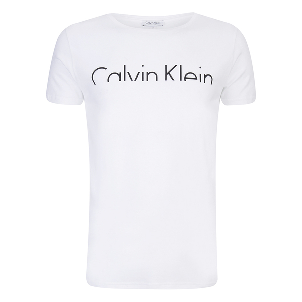 Calvin Klein Men's CK One Placed Logo T-Shirt - White - Free UK ...
