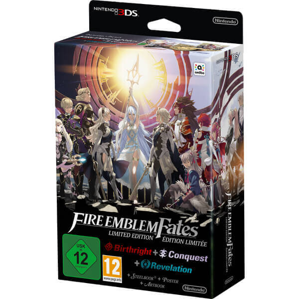 New Nintendo 3DS XL Fire Emblem Fates Edition + Fire Emblem Fates Limited Edition Nintendo