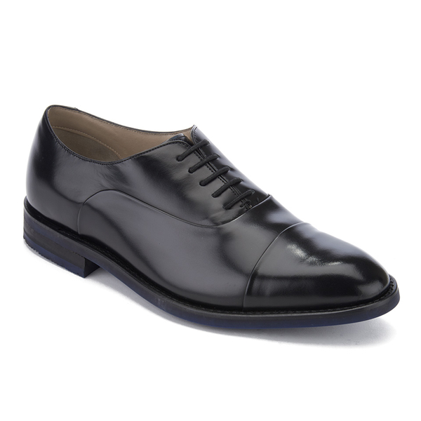 Clarks Men's Swinley Cap Leather Toe Cap Shoes - Black Clothing ...