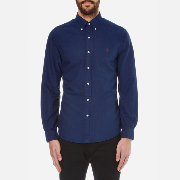 navy blue shirt ralph lauren
