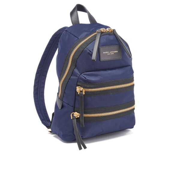 Marc Jacobs Women's Nylon Mini Biker Backpack Midnight Blue Free UK