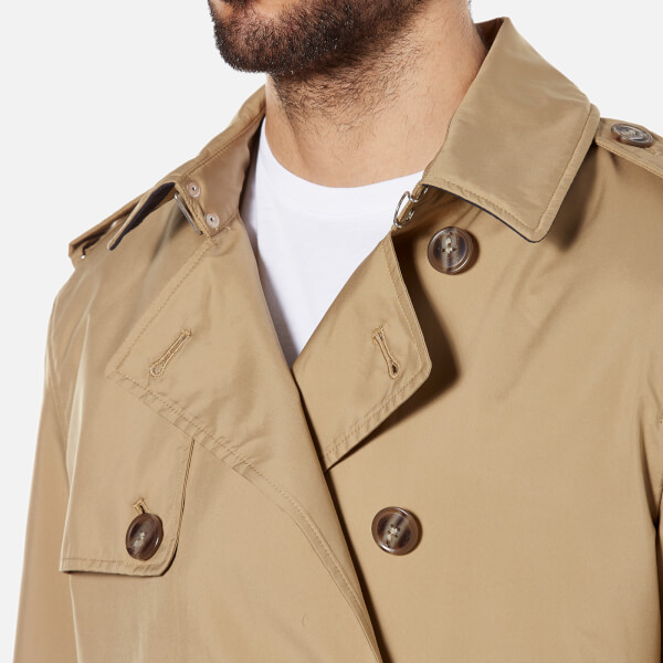 Snake Print Stretch Cotton Trench Coat Michael Kors Uk Michael Kors Collectionwool Gabardine Trench Coat