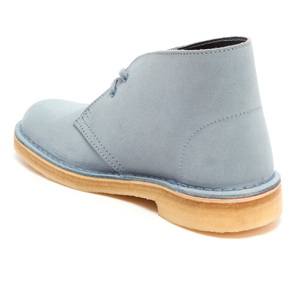 Clarks Originals Women's Desert Boots Grey/Blue Suede