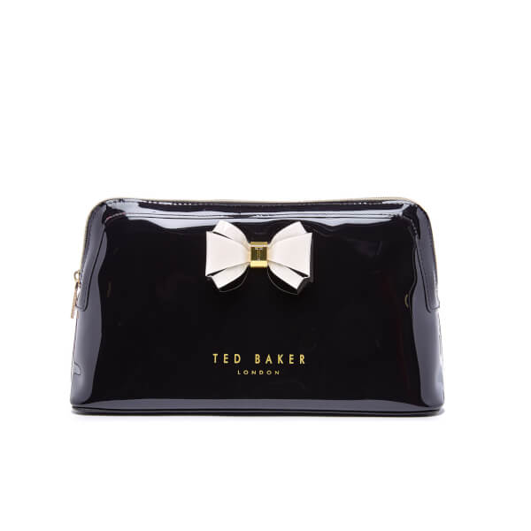 Ted Baker Women&#39;s Abbie Curved Bow Large Wash Bag - Black