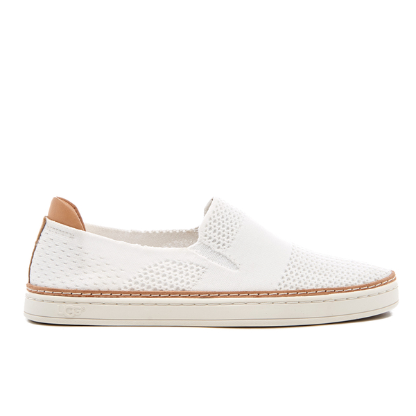 UGG Women's Sammy Knit Cupsole Slip On Trainers - White - FREE UK Delivery