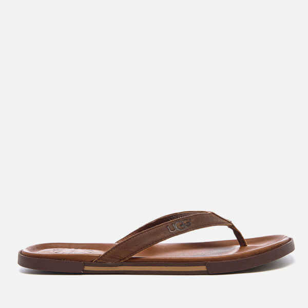 ugg australia men's bennison leather flip flops ugg australia men's bennison leather flip flops