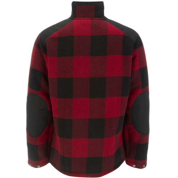 Fjallraven Men's Woodsman Jacket - Red/Dark Grey Clothing | TheHut.com
