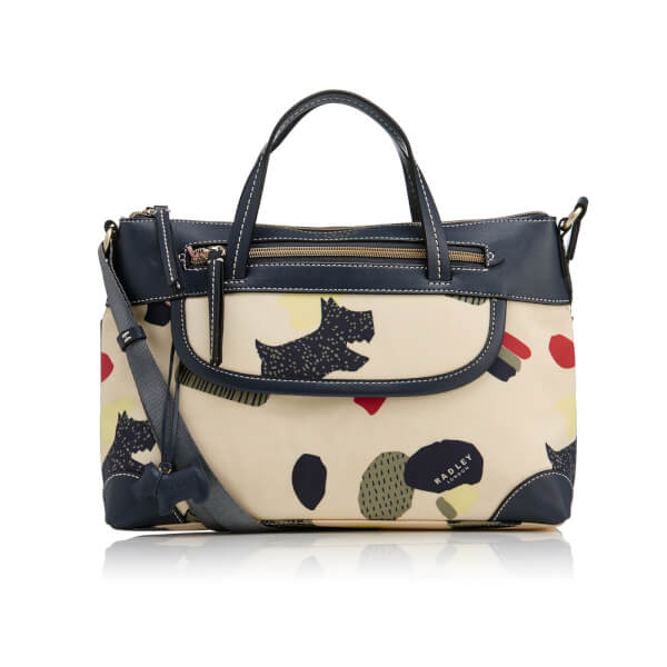 Radley Women's Dash Dog Medium Ziptop Multiway Bag Ivory