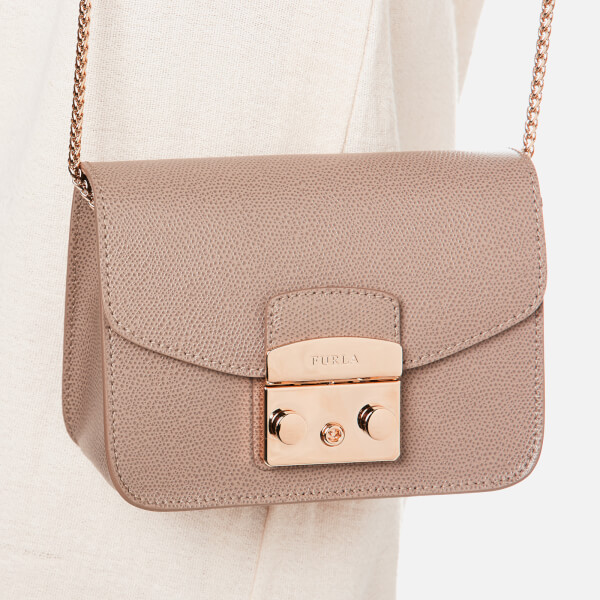 Furla Women's Metropolis Mini Cross Body Bag Grey