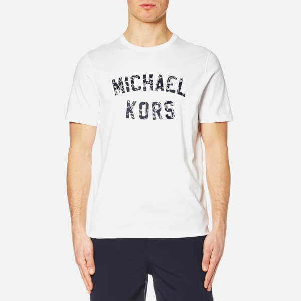 Michael Kors Men's Varsity Text Graphic Michael Kors Logo TShirt