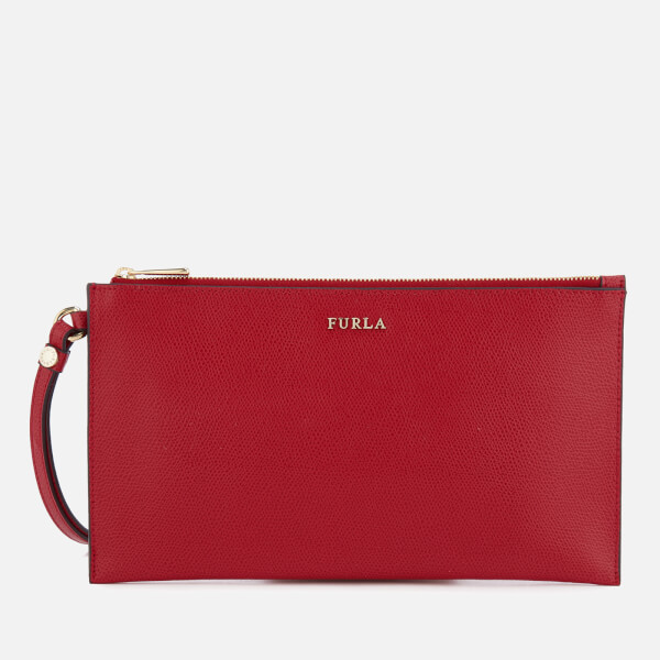 Furla Women's Babylon XL Envelope Clutch Bag - Ruby - Free UK Delivery ...