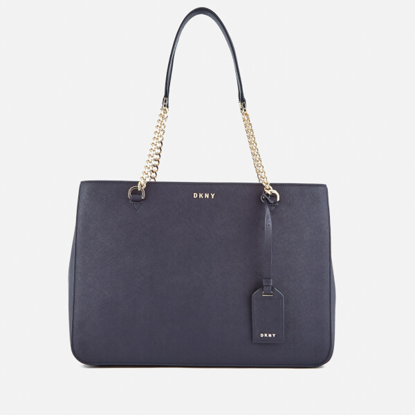 DKNY Women's Bryant Park Shopper Tote Bag Navy Free UK Delivery