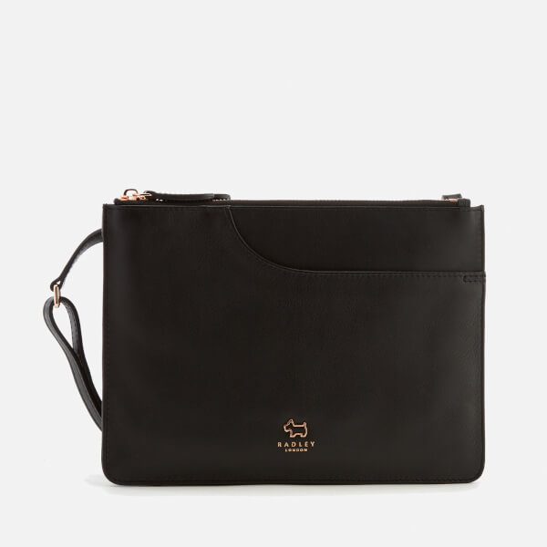 Radley Women's Pockets Medium Compartment Cross Body Bag Black/Rose